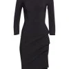 Chiara Boni La Petite Robe Cassandre Wrap-Effect Boatneck Dress -Chiara Boni La Petite Robe Sales Shop unnamed file 1046