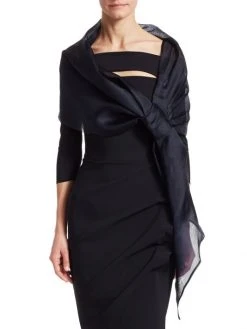 Chiara Boni La Petite Robe Eva Organza Shawl Black 5 Chiara Boni La Petite Robe Eva Organza Shawl Black -Chiara Boni La Petite Robe Sales Shop unnamed file 1059