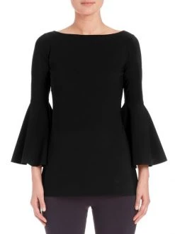 Chiara Boni La Petite Robe Natty Bell-Sleeve Top Black 6 Chiara Boni La Petite Robe Natty Bell-Sleeve Top Black -Chiara Boni La Petite Robe Sales Shop unnamed file 1064