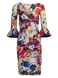 Chiara Boni La Petite Robe Triana Floral Wrap Dress
