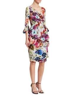 Chiara Boni La Petite Robe Triana Floral Wrap Dress -Chiara Boni La Petite Robe Sales Shop unnamed file 1094