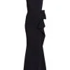 Chiara Boni La Petite Robe Seki One-Shoulder Gown Black -Chiara Boni La Petite Robe Sales Shop unnamed file 1097
