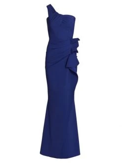 Chiara Boni La Petite Robe Seki One-Shoulder Gown Black -Chiara Boni La Petite Robe Sales Shop unnamed file 1100