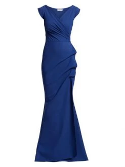 Chiara Boni La Petite Robe Egea Cap-Sleeve Jersey Gown Into The Sea -Chiara Boni La Petite Robe Sales Shop unnamed file 1105