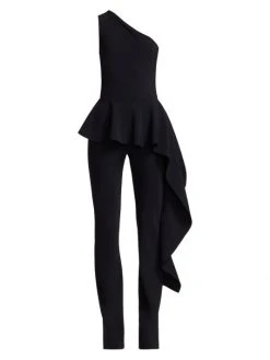 Chiara Boni La Petite Robe Kincso Ruffled Peplum Jumpsuit Black 11 Chiara Boni La Petite Robe Kincso Ruffled Peplum Jumpsuit Black -Chiara Boni La Petite Robe Sales Shop unnamed file 1116
