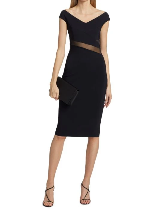 Chiara Boni La Petite Robe Lisanna Illusion Cocktail Dress 4 Chiara Boni La Petite Robe Lisanna Illusion Cocktail Dress - Image 2