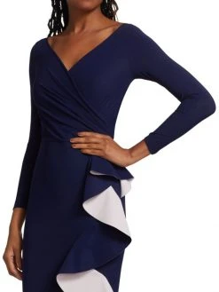 Chiara Boni La Petite Robe Sangiovanna Ruffled Cocktail Dress -Chiara Boni La Petite Robe Sales Shop unnamed file 114