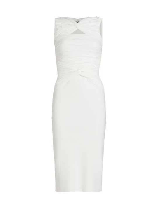 unnamed-file-1169.jpg Chiara Boni La Petite Robe Audrine Ruched Cutout Bodycon Dress Geranium -Chiara Boni La Petite Robe Sales Shop unnamed file 1169