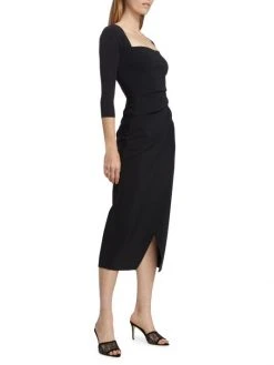 Chiara Boni La Petite Robe Tehuel Cut-Out Midi-Dress -Chiara Boni La Petite Robe Sales Shop unnamed file 1180