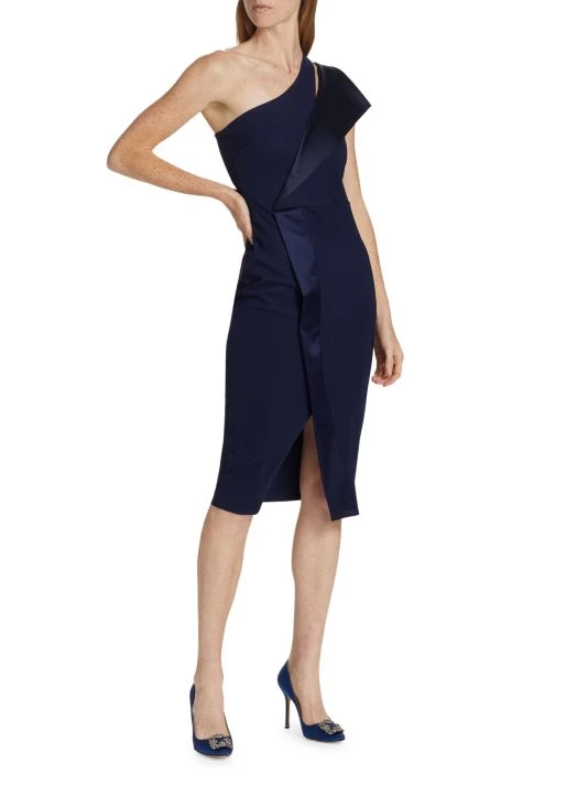 unnamed-file-1185.jpg Chiara Boni La Petite Robe Ricostancia One-Shoulder Satin-Trim Dress -Chiara Boni La Petite Robe Sales Shop unnamed file 1185