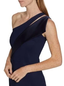 Chiara Boni La Petite Robe Ricostancia One-Shoulder Satin-Trim Dress 7 Chiara Boni La Petite Robe Ricostancia One-Shoulder Satin-Trim Dress -Chiara Boni La Petite Robe Sales Shop unnamed file 1189