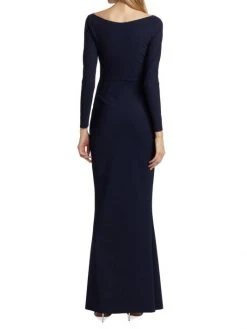 Chiara Boni La Petite Robe Kaya Long-Sleeve Mermaid Gown -Chiara Boni La Petite Robe Sales Shop unnamed file 1195