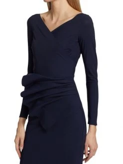 Chiara Boni La Petite Robe Kaya Long-Sleeve Mermaid Gown -Chiara Boni La Petite Robe Sales Shop unnamed file 1196