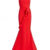 Chiara Boni La Petite Robe Keke Ruffled Jersey Gown Geranium -Chiara Boni La Petite Robe Sales Shop unnamed file 1219