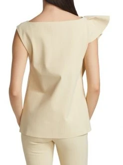 Chiara Boni La Petite Robe Agueda Ruffle Sleeveless Blouse 6 Chiara Boni La Petite Robe Agueda Ruffle Sleeveless Blouse -Chiara Boni La Petite Robe Sales Shop unnamed file 1254