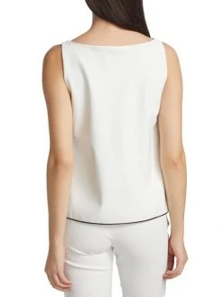Chiara Boni La Petite Robe Vanesa Piping Sleeveless Blouse 6 Chiara Boni La Petite Robe Vanesa Piping Sleeveless Blouse -Chiara Boni La Petite Robe Sales Shop unnamed file 1275