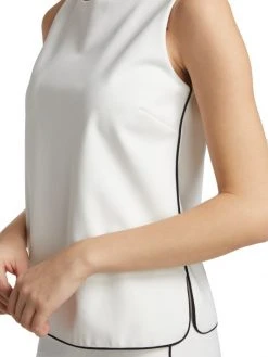 Chiara Boni La Petite Robe Vanesa Piping Sleeveless Blouse 7 Chiara Boni La Petite Robe Vanesa Piping Sleeveless Blouse -Chiara Boni La Petite Robe Sales Shop unnamed file 1276
