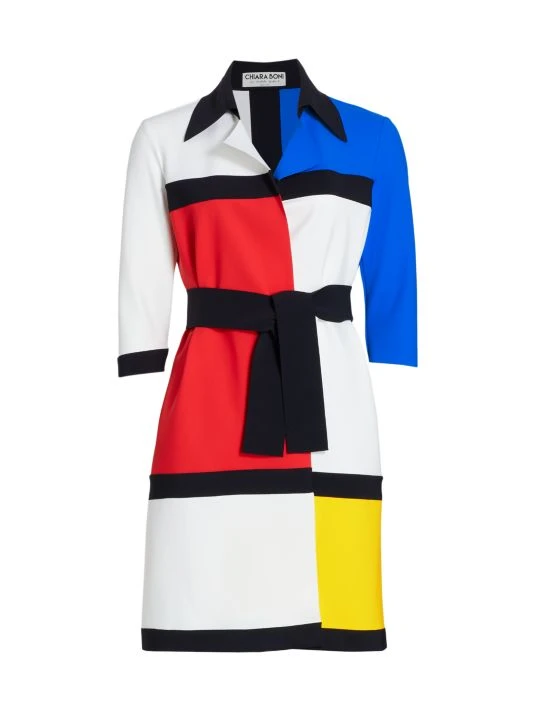 Chiara Boni La Petite Robe Marilu Colorblocked Jacket 3 Chiara Boni La Petite Robe Marilu Colorblocked Jacket