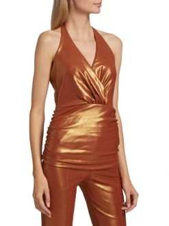 Chiara Boni La Petite Robe Sterlitzia Ruched Halter Top -Chiara Boni La Petite Robe Sales Shop unnamed file 1343