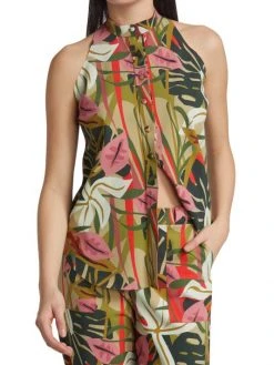 Chiara Boni La Petite Robe Yanet Tropical Print Sleeveless Blouse 11 Chiara Boni La Petite Robe Yanet Tropical Print Sleeveless Blouse -Chiara Boni La Petite Robe Sales Shop unnamed file 1385