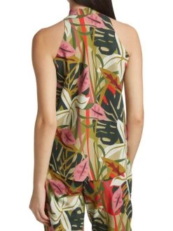 Chiara Boni La Petite Robe Yanet Tropical Print Sleeveless Blouse 13 Chiara Boni La Petite Robe Yanet Tropical Print Sleeveless Blouse -Chiara Boni La Petite Robe Sales Shop unnamed file 1387