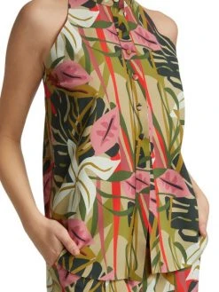 Chiara Boni La Petite Robe Yanet Tropical Print Sleeveless Blouse 14 Chiara Boni La Petite Robe Yanet Tropical Print Sleeveless Blouse -Chiara Boni La Petite Robe Sales Shop unnamed file 1388