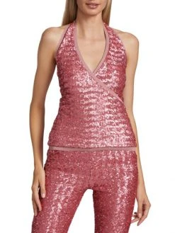 Chiara Boni La Petite Robe Li Metallic Halter Top -Chiara Boni La Petite Robe Sales Shop unnamed file 1399