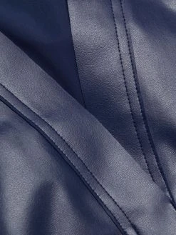 Chiara Boni La Petite Robe Atena Faux Leather Long-Sleeve Top -Chiara Boni La Petite Robe Sales Shop unnamed file 1410