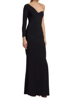 Chiara Boni La Petite Robe Lucelia Asymmetric Knit Maxi Dress -Chiara Boni La Petite Robe Sales Shop unnamed file 1448