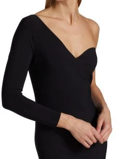 Chiara Boni La Petite Robe Lucelia Asymmetric Knit Maxi Dress -Chiara Boni La Petite Robe Sales Shop unnamed file 1450