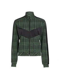 Chiara Boni La Petite Robe Utako Plaid Zip-Up Jacket