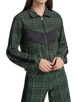 Chiara Boni La Petite Robe Utako Plaid Zip-Up Jacket -Chiara Boni La Petite Robe Sales Shop unnamed file 1454