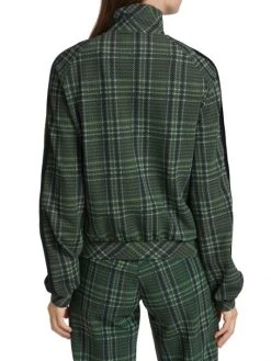 Chiara Boni La Petite Robe Utako Plaid Zip-Up Jacket -Chiara Boni La Petite Robe Sales Shop unnamed file 1456
