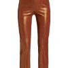 Chiara Boni La Petite Robe Nuccia Metallic Ankle-Length Pants