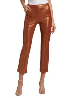 Chiara Boni La Petite Robe Nuccia Metallic Ankle-Length Pants 11 Chiara Boni La Petite Robe Nuccia Metallic Ankle-Length Pants -Chiara Boni La Petite Robe Sales Shop unnamed file 1475