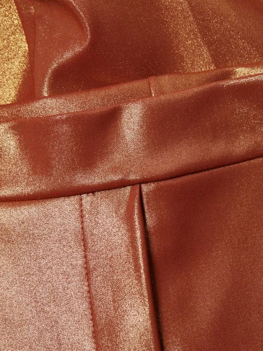 Chiara Boni La Petite Robe Nuccia Metallic Ankle-Length Pants 9 Chiara Boni La Petite Robe Nuccia Metallic Ankle-Length Pants - Image 7