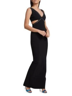 Chiara Boni La Petite Robe Silvina Embellished Cut-Out Gown -Chiara Boni La Petite Robe Sales Shop unnamed file 1482