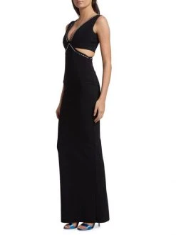 Chiara Boni La Petite Robe Silvina Embellished Cut-Out Gown -Chiara Boni La Petite Robe Sales Shop unnamed file 1483