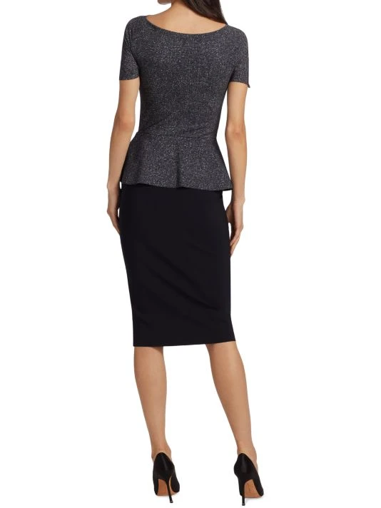 Chiara Boni La Petite Robe Tabitha Peplum Cocktail Dress 7 Chiara Boni La Petite Robe Tabitha Peplum Cocktail Dress - Image 5