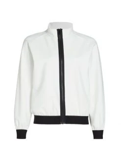 Chiara Boni La Petite Robe Amaray Zip-Up Track Jacket