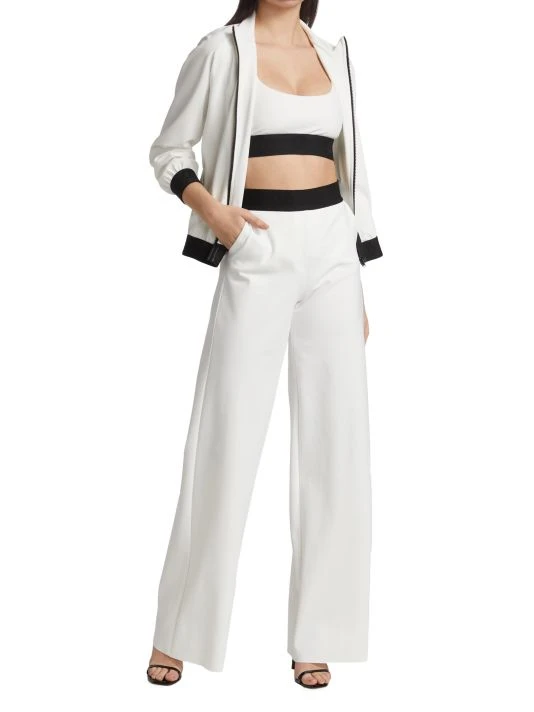 Chiara Boni La Petite Robe Amaray Zip-Up Track Jacket 4 Chiara Boni La Petite Robe Amaray Zip-Up Track Jacket - Image 2