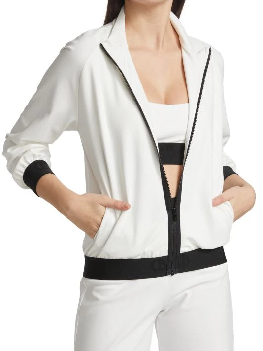 Chiara Boni La Petite Robe Amaray Zip-Up Track Jacket 5 Chiara Boni La Petite Robe Amaray Zip-Up Track Jacket - Image 3