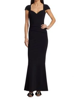 Chiara Boni La Petite Robe Sinny Cap-Sleeve Jersey Gown -Chiara Boni La Petite Robe Sales Shop unnamed file 154