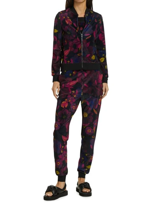 Chiara Boni La Petite Robe Leman Velvet Bomber Jacket 4 Chiara Boni La Petite Robe Leman Velvet Bomber Jacket - Image 2