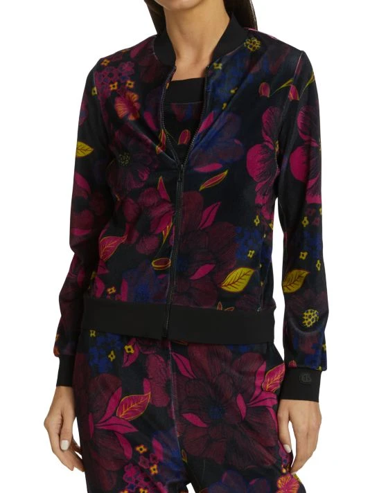 Chiara Boni La Petite Robe Leman Velvet Bomber Jacket 5 Chiara Boni La Petite Robe Leman Velvet Bomber Jacket - Image 3