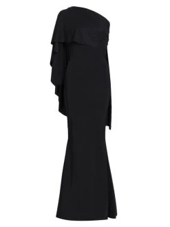 Chiara Boni La Petite Robe Lamya Long Evening Gown Black -Chiara Boni La Petite Robe Sales Shop unnamed file 1658