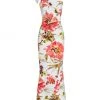 Chiara Boni La Petite Robe Gosia Floral One-Shoulder Flounce Gown -Chiara Boni La Petite Robe Sales Shop unnamed file 166