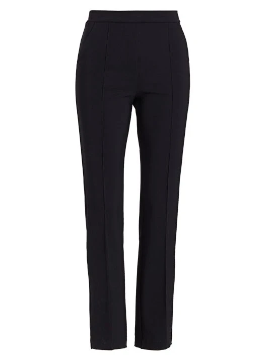 Chiara Boni La Petite Robe Nuccia Stretch Jersey Crop Pants Black 11 Chiara Boni La Petite Robe Nuccia Stretch Jersey Crop Pants Black - Image 9