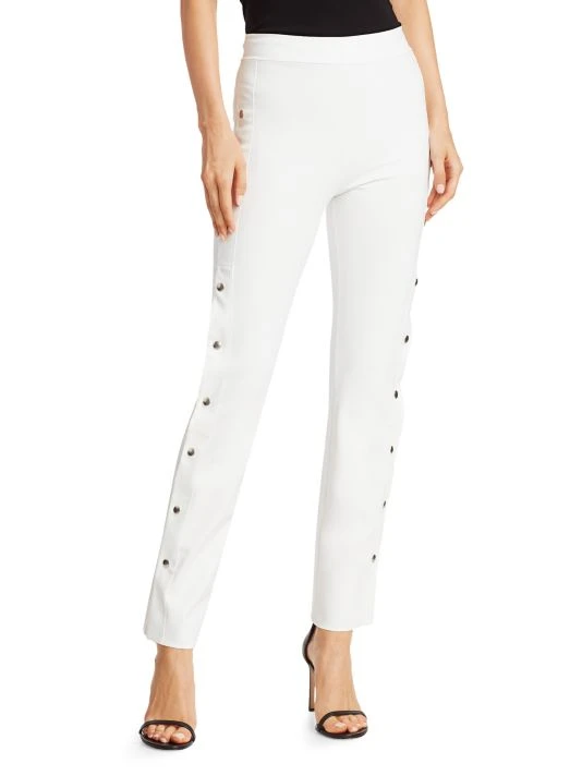 Chiara Boni La Petite Robe Veerle High-Waist Side-Snap Pull-On Pants 5 Chiara Boni La Petite Robe Veerle High-Waist Side-Snap Pull-On Pants - Image 3