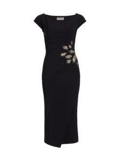 Chiara Boni La Petite Robe Suyai Embellished Cocktail Dress